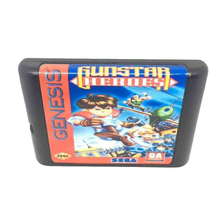 Gunstar Heroes Sega Genesis Game Car