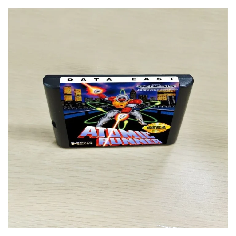 Atomic Runner 16bit Cartridge Card For Sega Genesis Mega Drive MD Console