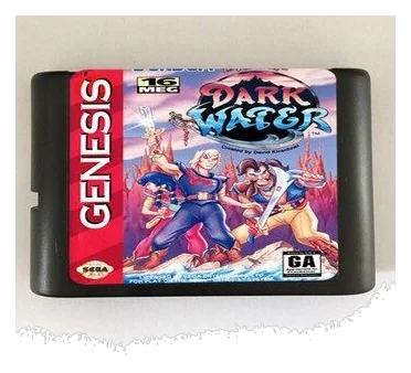 Dark Water 16bit Cartridge Card For Sega Genesis Mega Drive MD Console