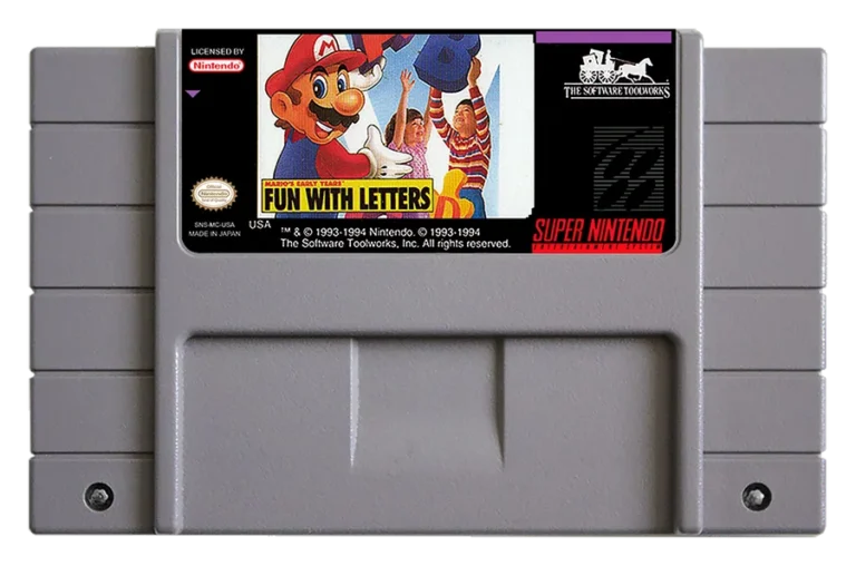 Mario’s Early Years – Fun with Letters