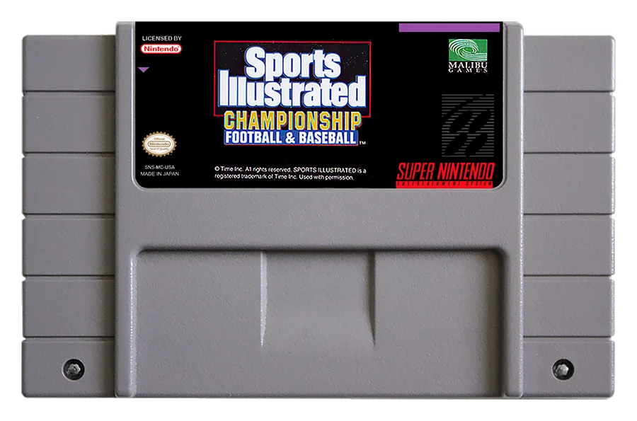 Sports Illustrated Championship Football ‘ Baseball