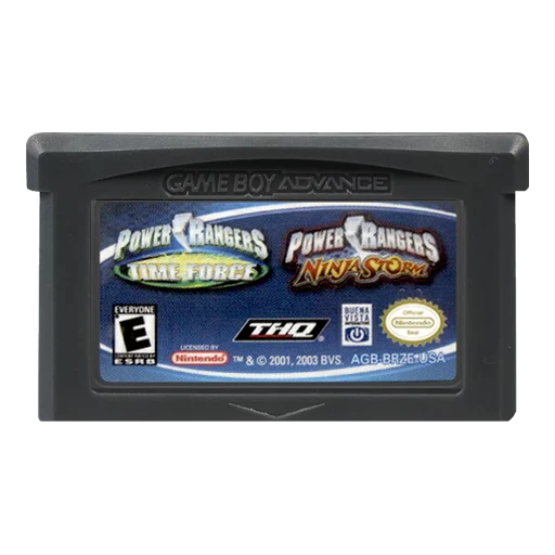 2 Games in 1 – Power Rangers – Ninja Storm + Power Rangers – Time Force