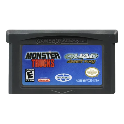 2 Games in 1 – Quad Desert Fury + Monster Trucks