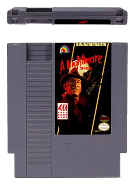 A Nightmare on Elm Game Street 72 pins 8bit Game