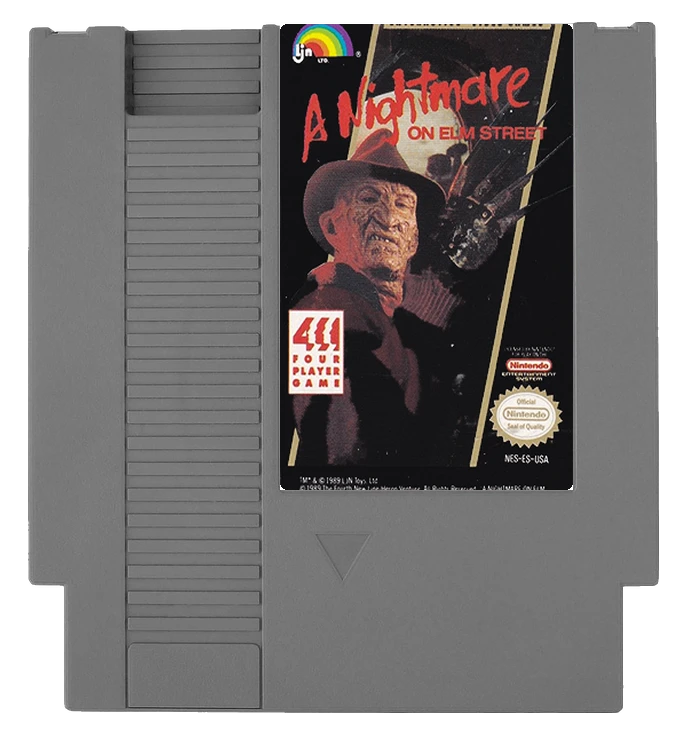 A Nightmare on Elm Game Street 72 pins 8bit Game
