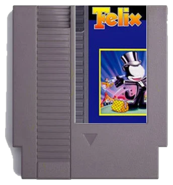 Felix game card the cat