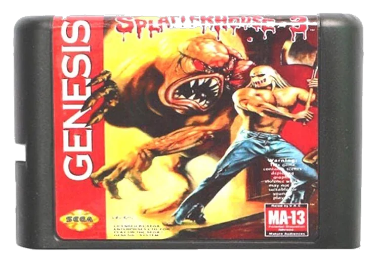 Splatterhouse 3 16bit Cartridge