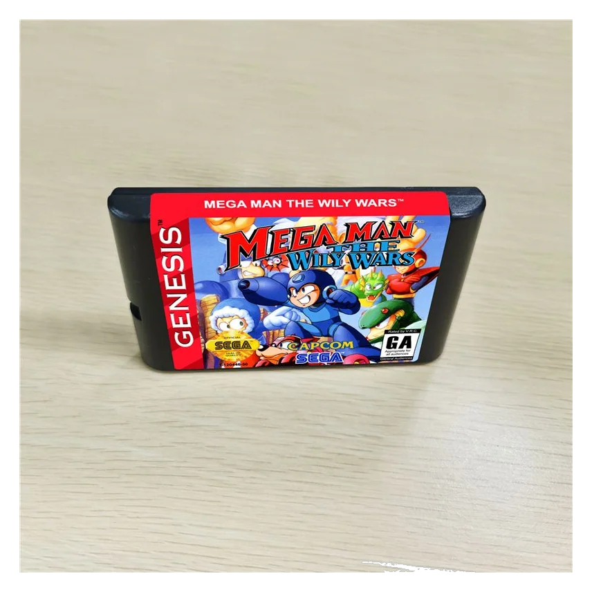 Megaman the Wily Wars 16bit Cartridge