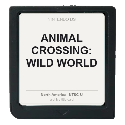 Animal Crossing: Wild World