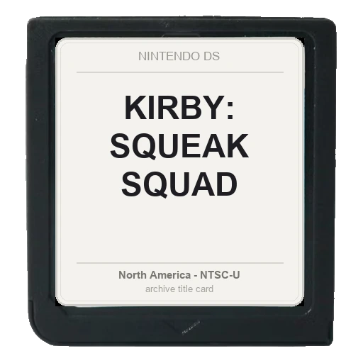 Kirby: Squeak Squad
