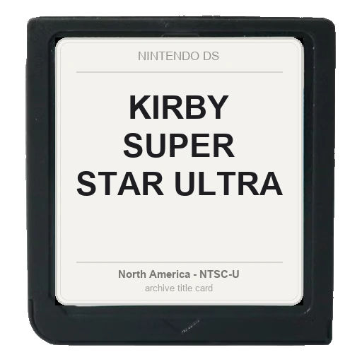 Kirby Super Star Ultra