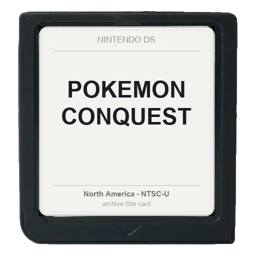 Pokemon Conquest
