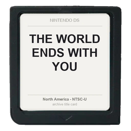 The World Ends with You