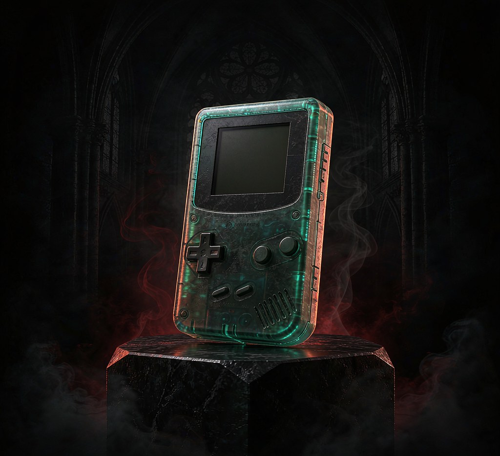 Game Boy Color console render