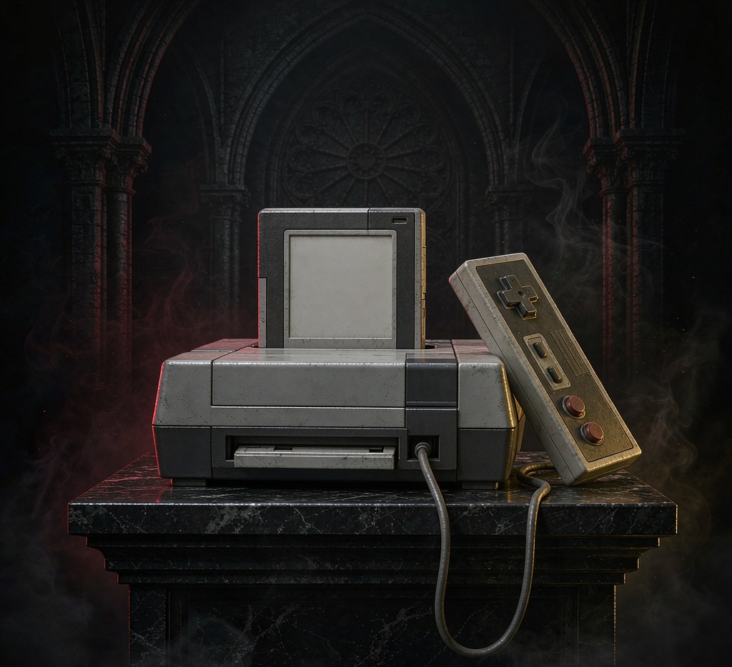 NES console render