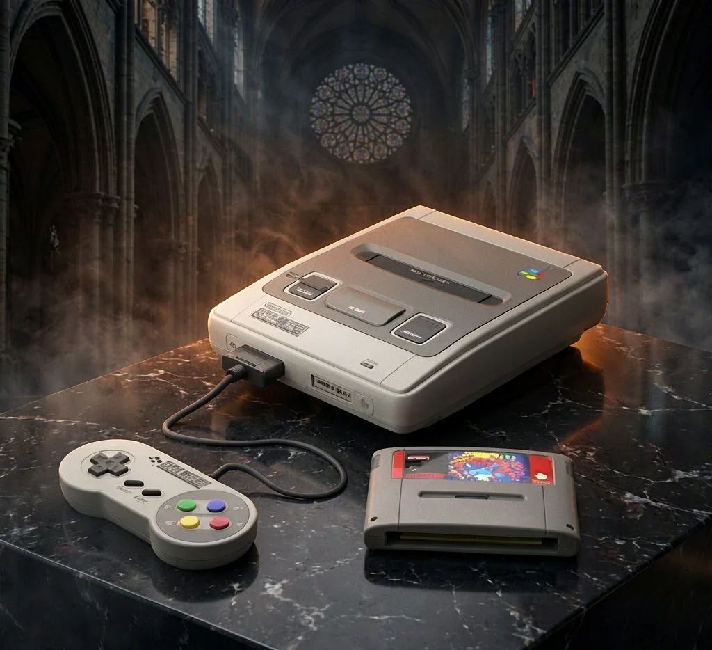 Super Nintendo (EU) console render